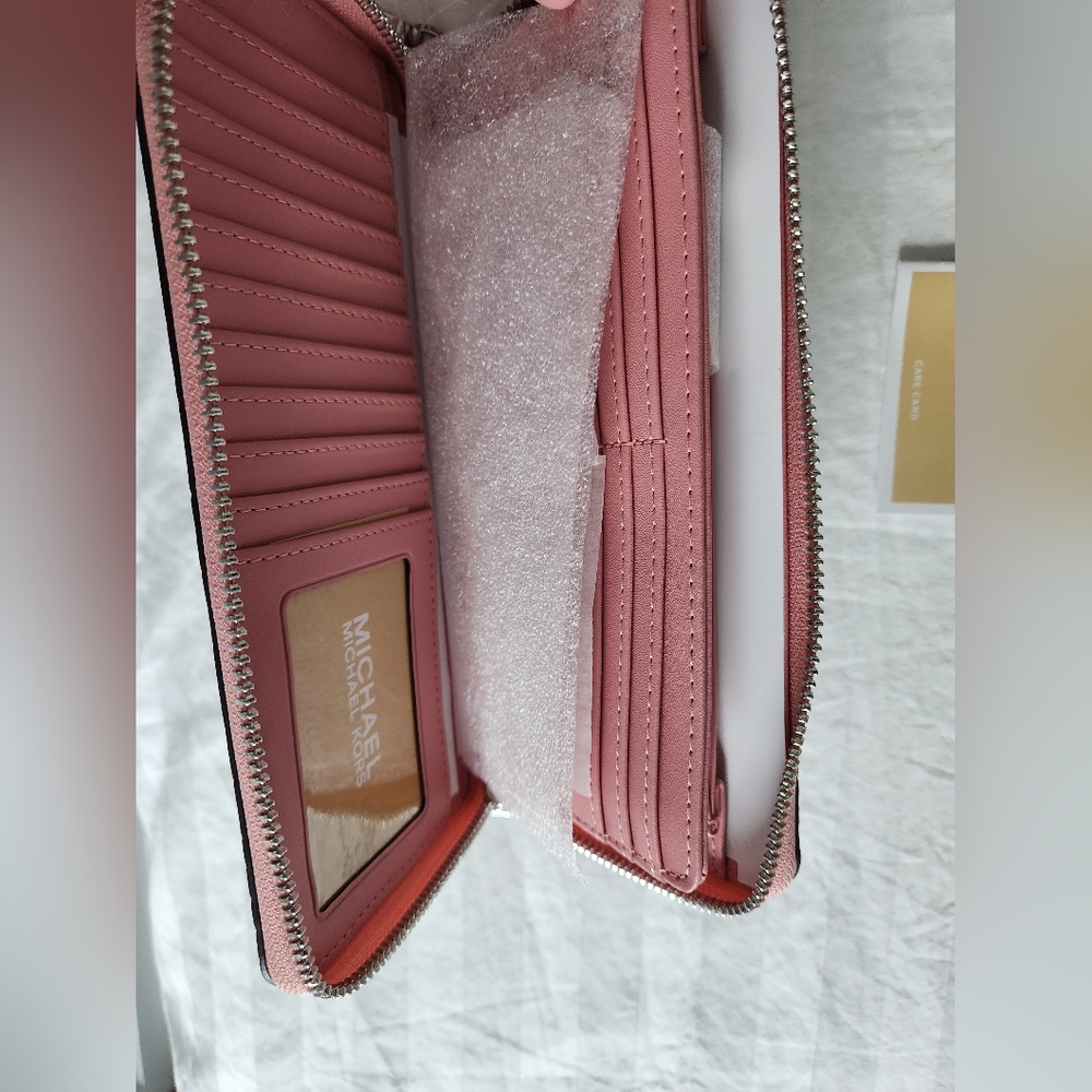 NWT Michael Kors Large Jet Set Continental Wallet - Picture 4 of 8